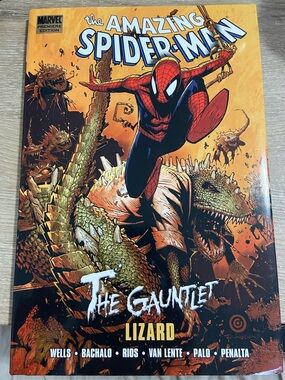 The Amazing Spider-Man The Gauntlet Comic Book Vol 5 Lizard Hardcover